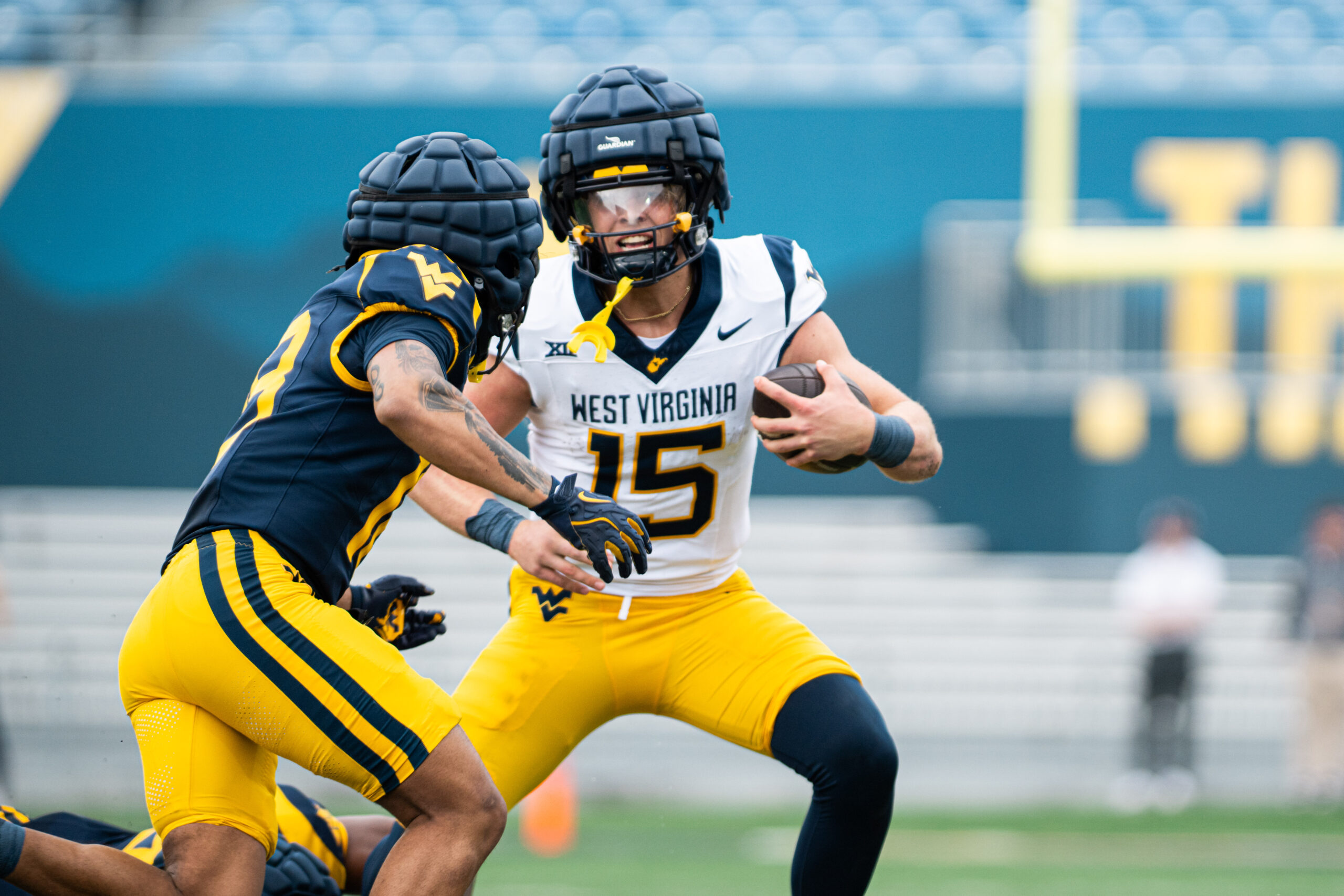 True freshman quarterback Scotty Fox Jr. projected to start for WVU against TCU